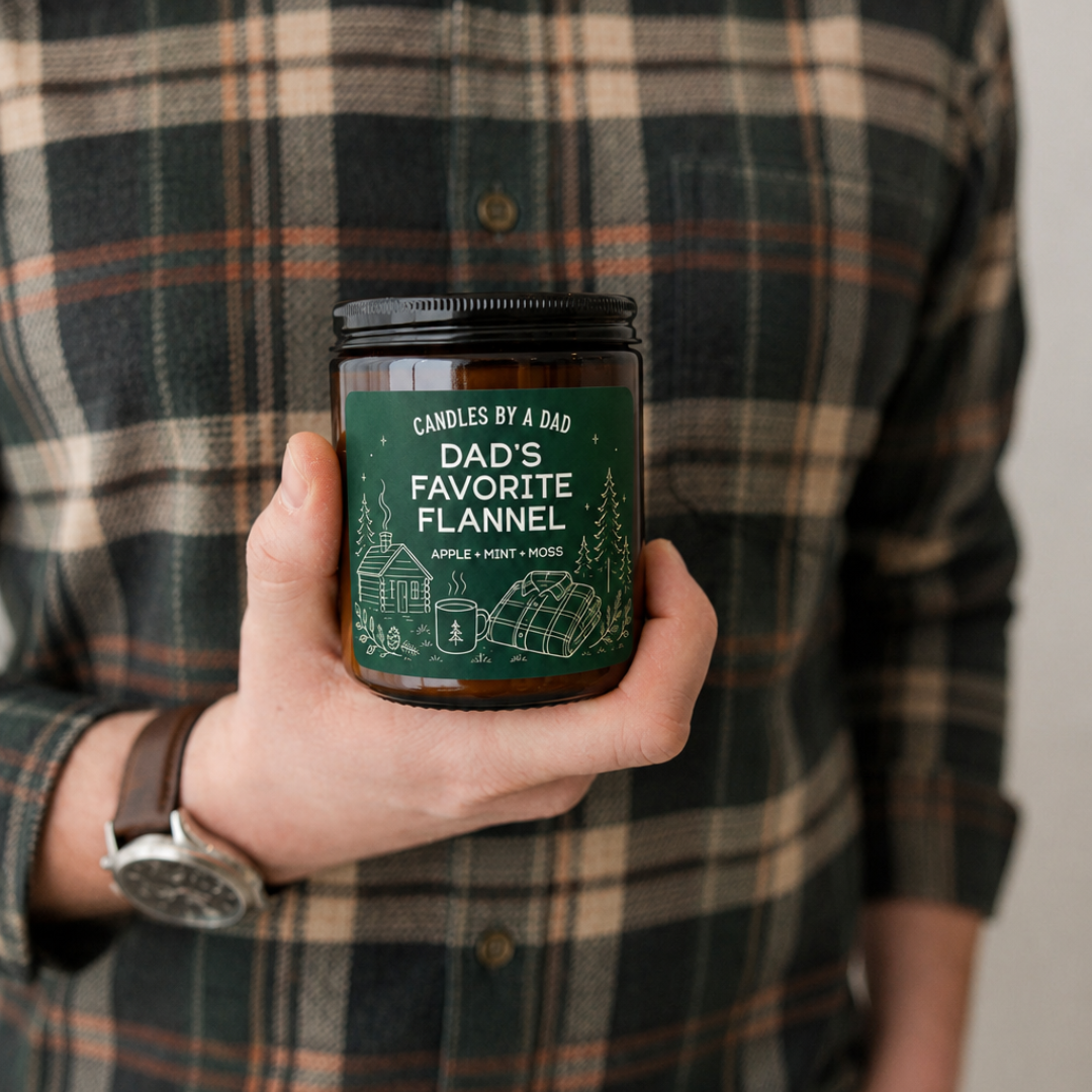 Dad's Favorite Flannel 7oz Candle