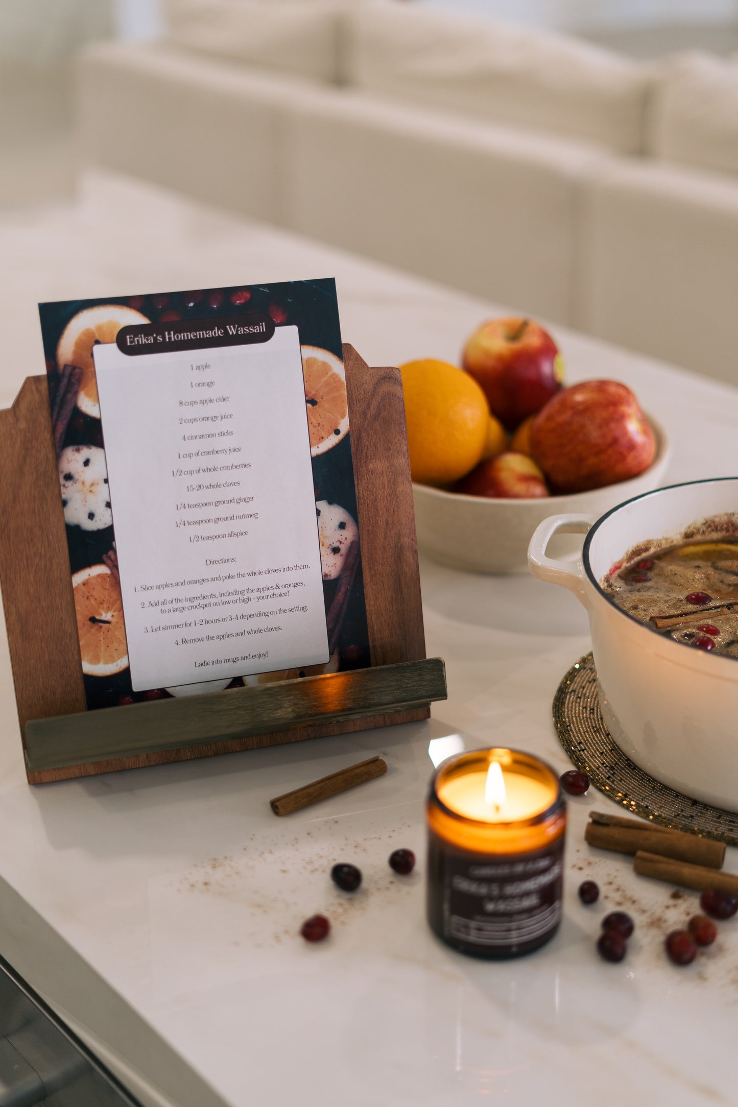 Erika's Homemade Wassail | 7oz Nontoxic Candle