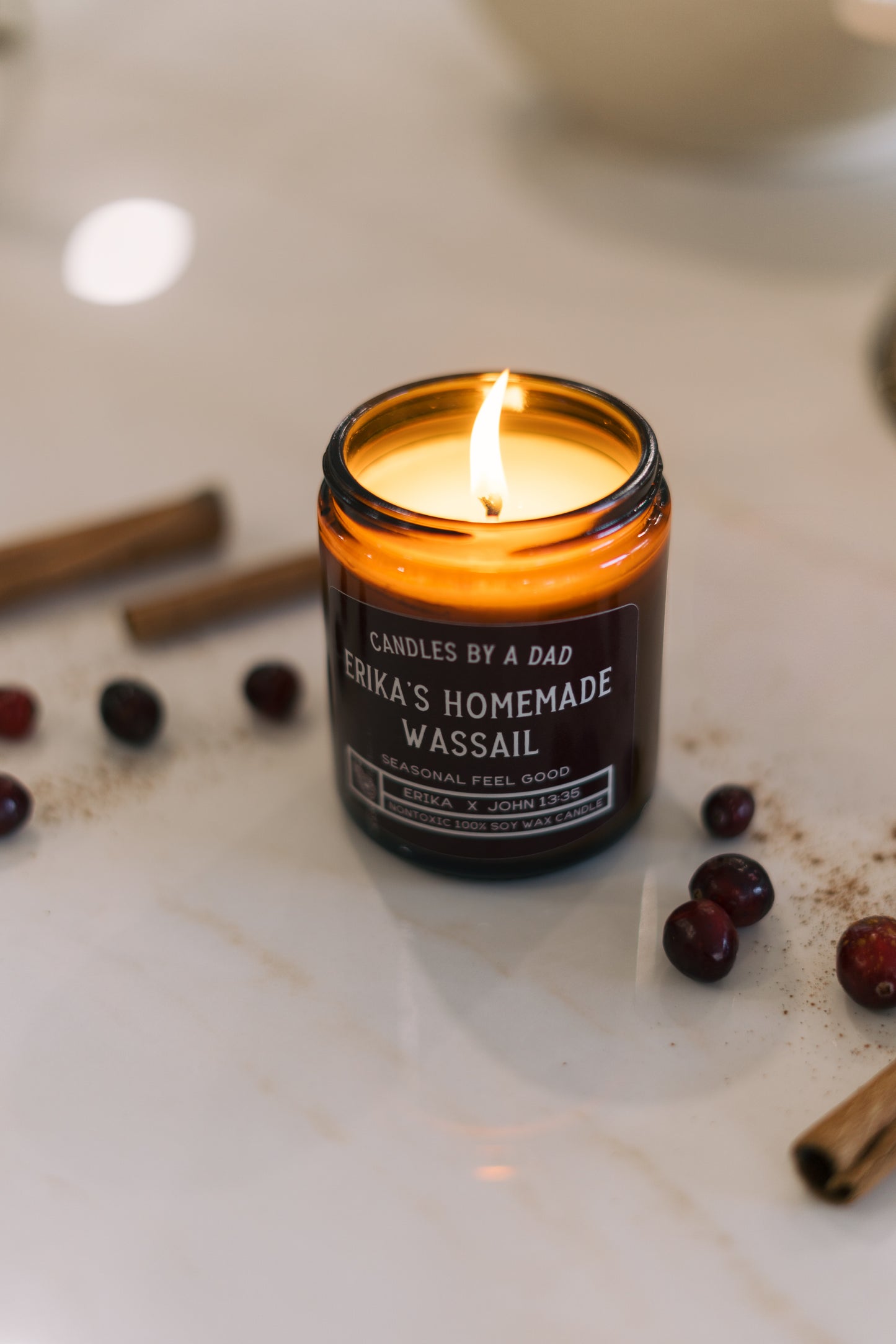 Erika's Homemade Wassail | 7oz Nontoxic Candle