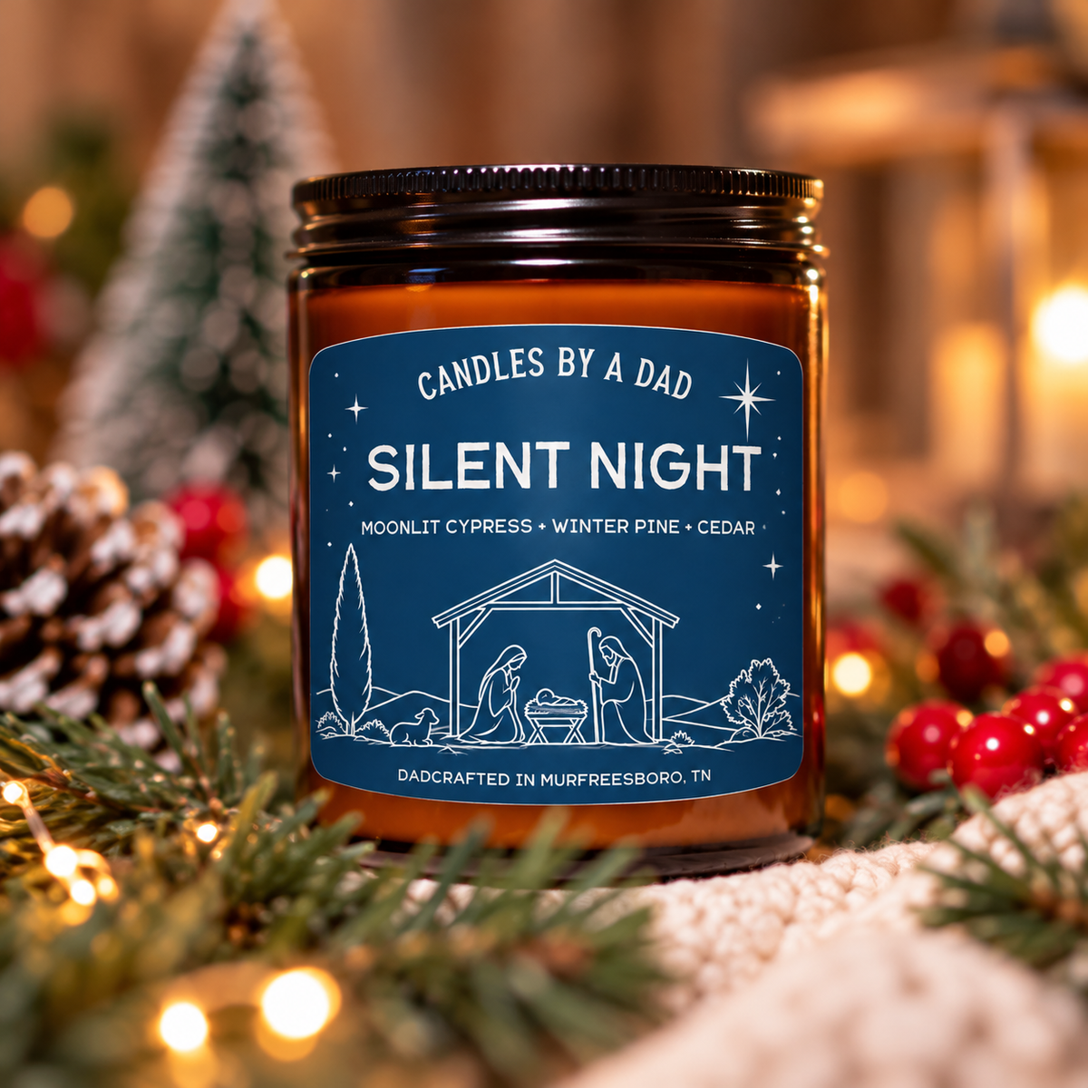 Silent Night 7oz Candle