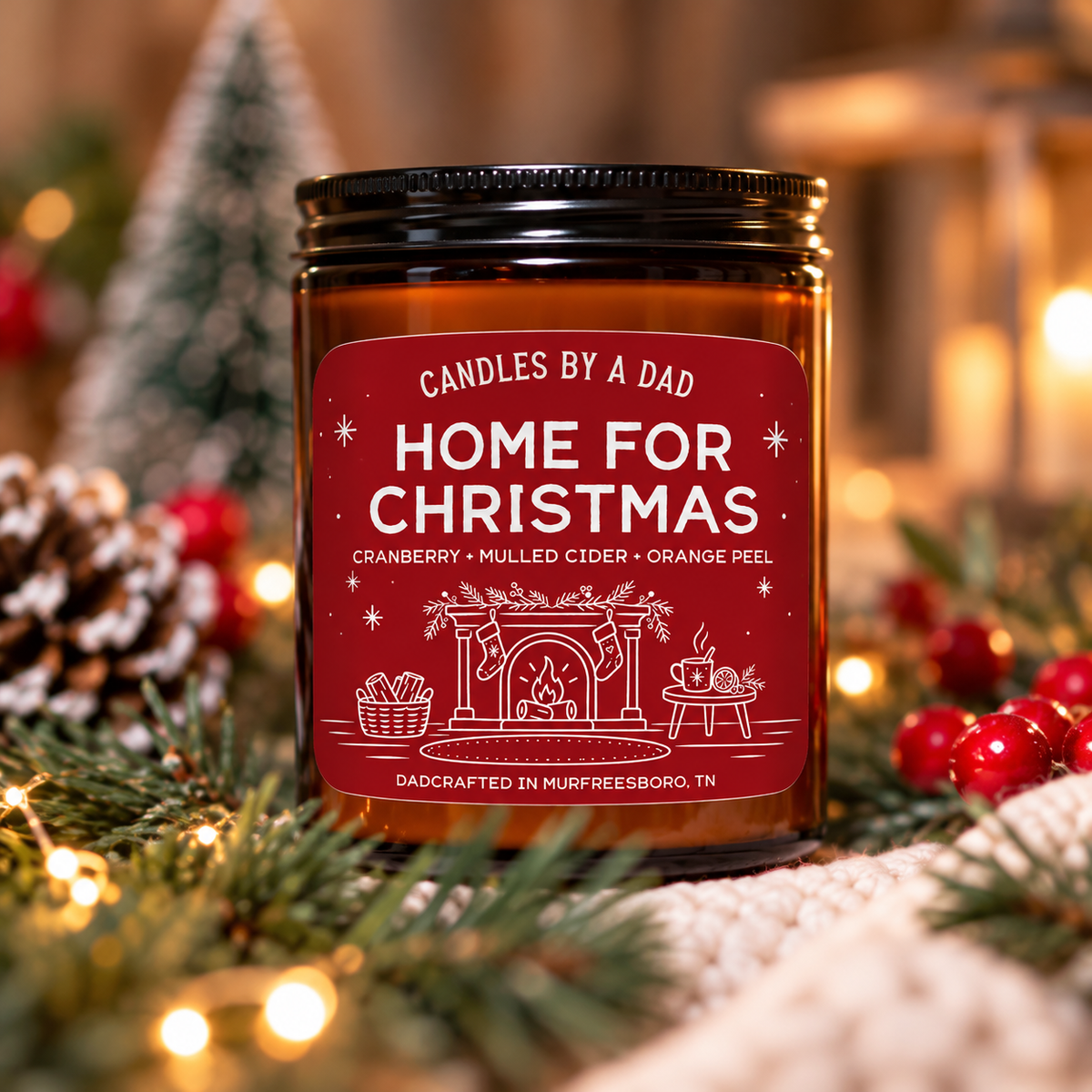 Home for Christmas 7oz Candle