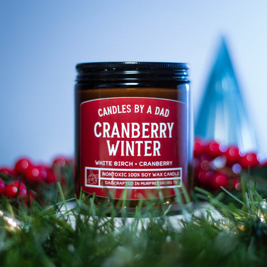 Cranberry Winter 7 oz Non Toxic Candle