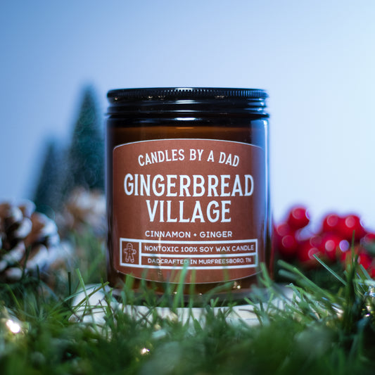 Gingerbread Village 7 oz Non Toxic Candle